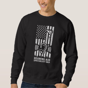 Sweatshirt Meilleur Audiologiste Papa Problèmes D'Audition Sp