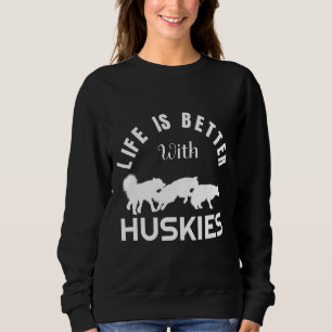 Sweatshirt Meilleur Avec Huskies Husky Dog Pet