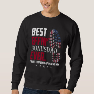 Sweatshirt Meilleur Bonus Efin Papa Merci D'Avoir Mis Avec M