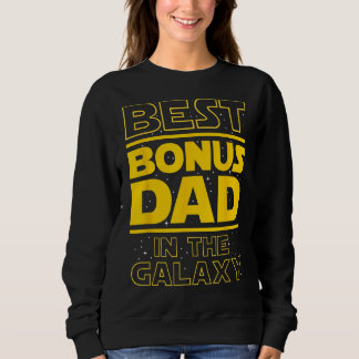 Sweatshirt Meilleur Bonus Papa Dans La Galaxie - Stepfather S