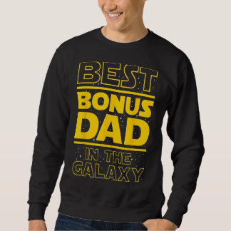 Sweatshirt Meilleur Bonus Papa Dans La Galaxie - Stepfather S