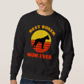 Sweatshirt Meilleur Boxer Mama Maman toujours Chien Chien Chi (Devant)