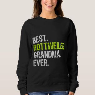 Sweatshirt Meilleur cadeau Amoureux des chiens de Grandma Rot