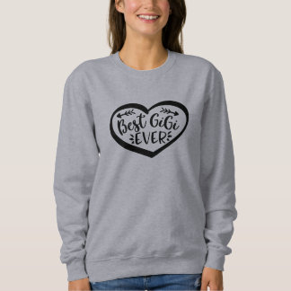 Sweatshirt Meilleur cadeau de coeur Gigi