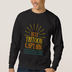 Sweatshirt Meilleur capitaine de Tritoon Skipper