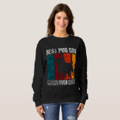 Sweatshirt Meilleur Carlin Papa Ever T-shirt classique 538 (Devant entier)