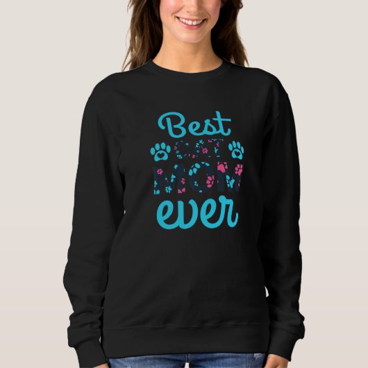 Sweatshirt Meilleur Chat Maman Jamais Drôle Chat (Devant)