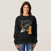 Sweatshirt Meilleur chat papa jamais (Devant entier)