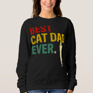 Sweatshirt Meilleur Chat Papa Jamais Chat Papa Fête du Père