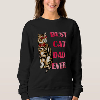 Sweatshirt Meilleur Chat Papa Jamais Drôle Style Mon Chat