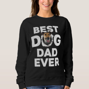Sweatshirt Meilleur Chien Papa Jamais Feu Fox Terrier