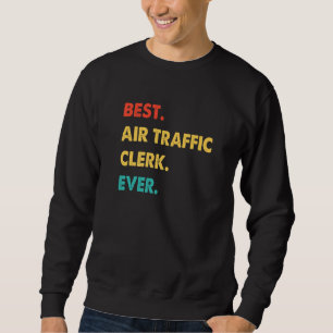 Sweatshirt Meilleur commis du trafic aérien rétro