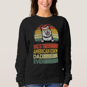 Sweatshirt Meilleur Cool Esquimau Américain Papa Jamais Père