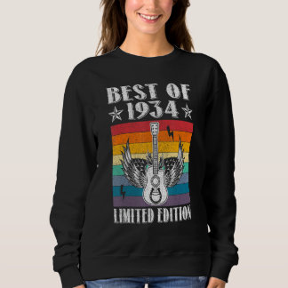 Sweatshirt Meilleur De 1934 88E Anniversaire 88 Ans