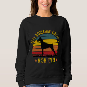 Sweatshirt Meilleur Doberman Pinscher Papa Jamais Drôle Maman