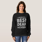 Sweatshirt Meilleur doyen du monde (Devant entier)