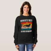 Sweatshirt Meilleur Dragon Mère Reptile Lizard Gec (Devant entier)