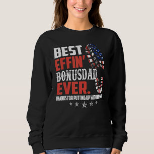 Sweatshirt Meilleur Effin Bonus Papa Merci Jamais De Mettre A