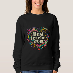 Sweatshirt Meilleur enseignant jamais