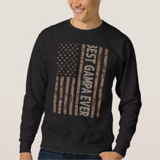 Sweatshirt Meilleur Gampa jamais nous Drapeau Américain Grand