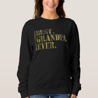 Sweatshirt Meilleur Grand-Papa Hommes Fête des Pères De Petit