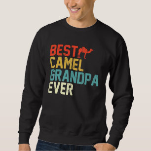 Sweatshirt Meilleur Grand-Père De Camel Jamais Rétro Grand-Pè