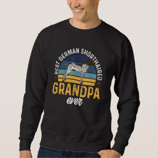Sweatshirt Meilleur Grand-Père Pointer Allemand à Poil Court 