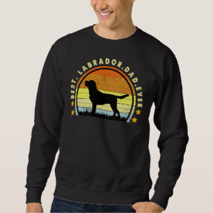 Sweatshirt Meilleur Labrador Papa Jamais Papa Graphic Labrado