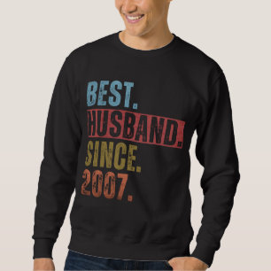 Sweatshirt Meilleur mari depuis 2007 T-Shirt