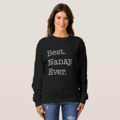 Sweatshirt Meilleur Nanay (Devant entier)