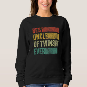 Sweatshirt Meilleur Oncle Des Jumeaux Grossesse Faire-part Dr