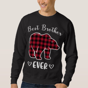 Sweatshirt Meilleur Ours Jamais Mappé Rouge Correspondance