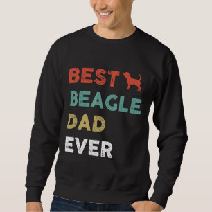 Sweatshirt Meilleur Papa Beagle Vintage Beagle Hommes