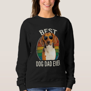 Sweatshirt Meilleur Papa Chien Beagle pour la Fête des Pères