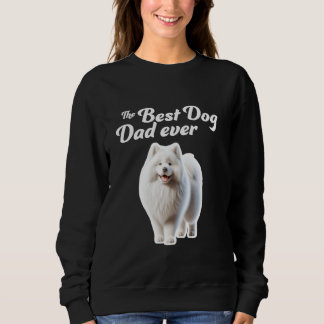 Sweatshirt Meilleur papa chien ever - Samoyed