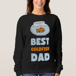 Sweatshirt Meilleur papa de poisson rouge