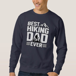 Sweatshirt Meilleur papa de randonnée ever
