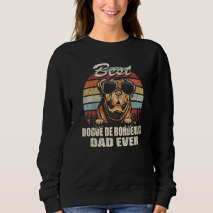 Sweatshirt Meilleur Papa Dogue De Bordeauxx Papa Chéri Fête D
