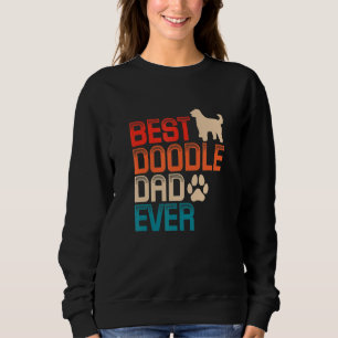 Sweatshirt Meilleur Papa Doodle de tous les temps Papa Chien