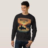 Sweatshirt Meilleur papa du monde (Devant entier)