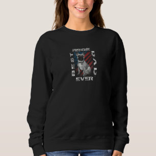 Sweatshirt Meilleur papa Frenchie Ever Papa Chien Bouledogue