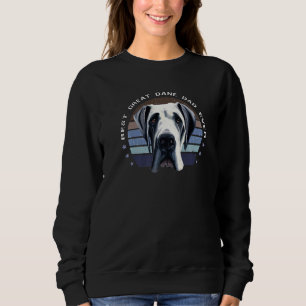 Sweatshirt Meilleur Papa Great Dane Vintage German Mastiff