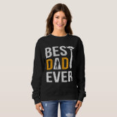 Sweatshirt Meilleur papa jamais Tee (Devant entier)