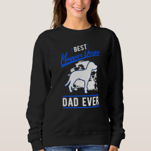 Sweatshirt Meilleur Papa Magyar Vizsla Homme Ever