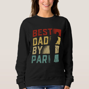 Sweatshirt Meilleur Papa Par Par Golf Lover Cadeau Funny Fête