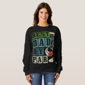 Sweatshirt Meilleur Papa Par Par Parc Funny Disque Golf Lecte (Devant entier)