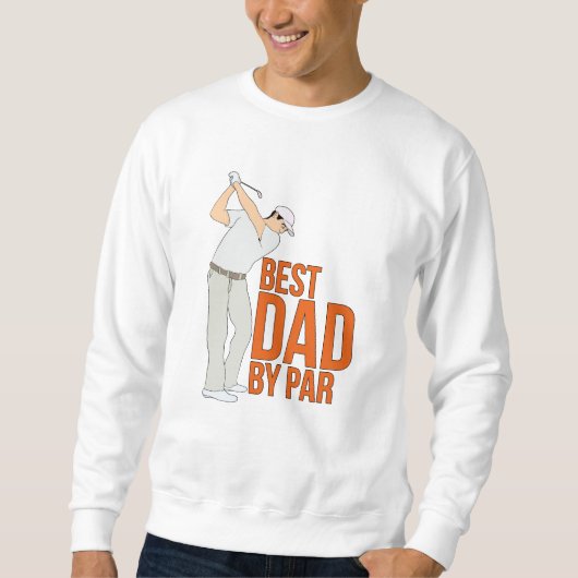 Sweatshirt Meilleur papa par rapport (Devant)