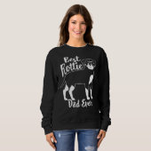 Sweatshirt Meilleur papa rouge Ever Rottweiler Dog Papa Cute  (Devant entier)