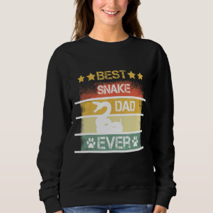 Sweatshirt Meilleur papa serpent jamais