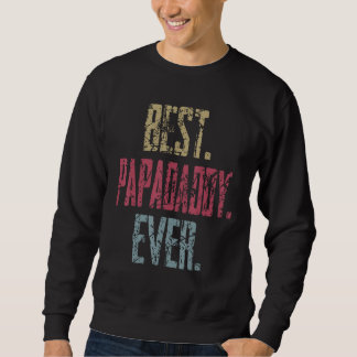 Sweatshirt Meilleur Papapapa Jamais